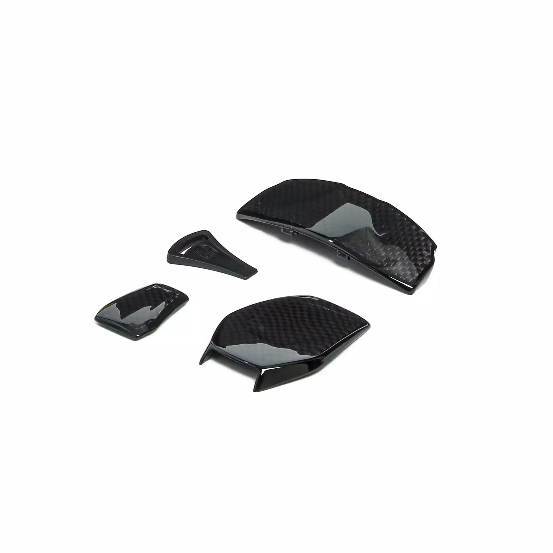 AGV KIT AIR VENTS AND SPOILER SPORTMODULAR - GLOSSY CARBON