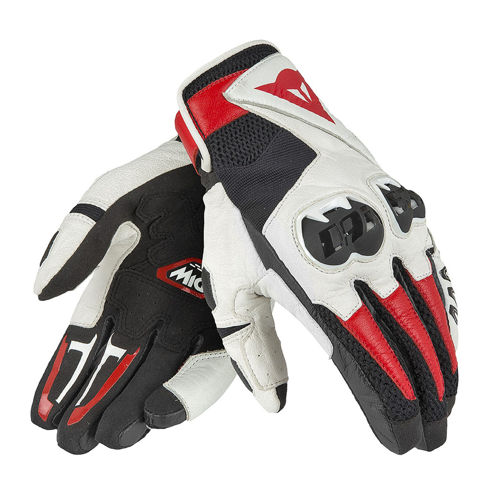 mig-c2-unisex-gloves-black-white-lava-red image number 0