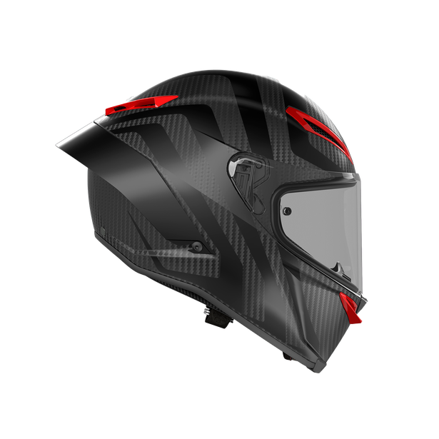 pista-gp-rr-intrepido-matt-carbon-blk-red-motorbike-full-face-helmet-e2206-dot image number 3