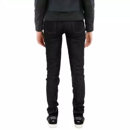 DENIM SLIM - WOMEN'S MOTORCYCLE JEANS - BLACK - 5