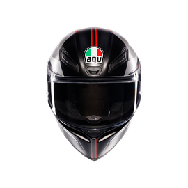 K1 S JIST Asian Fit - LAP MATT BLACK/GREY/RED | AGV ヘルメット