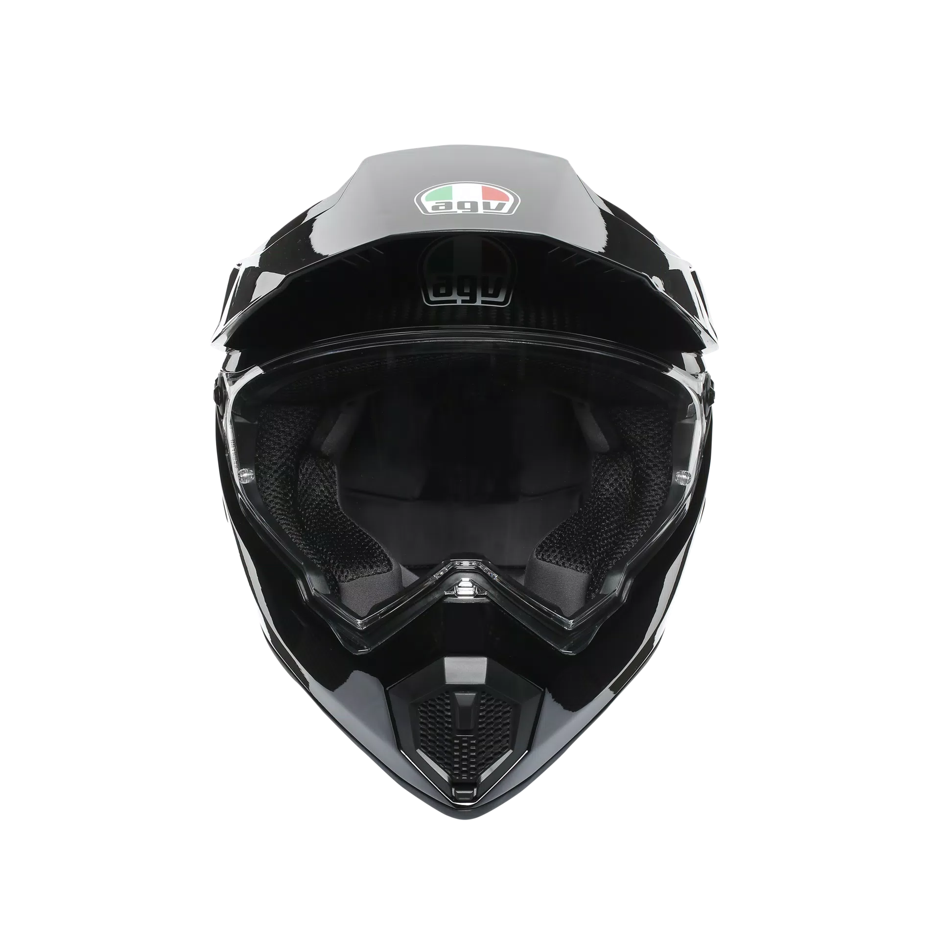 AX9 MONO GLOSSY CARBON - MOTORFIETS INTEGRAALHELM E2206