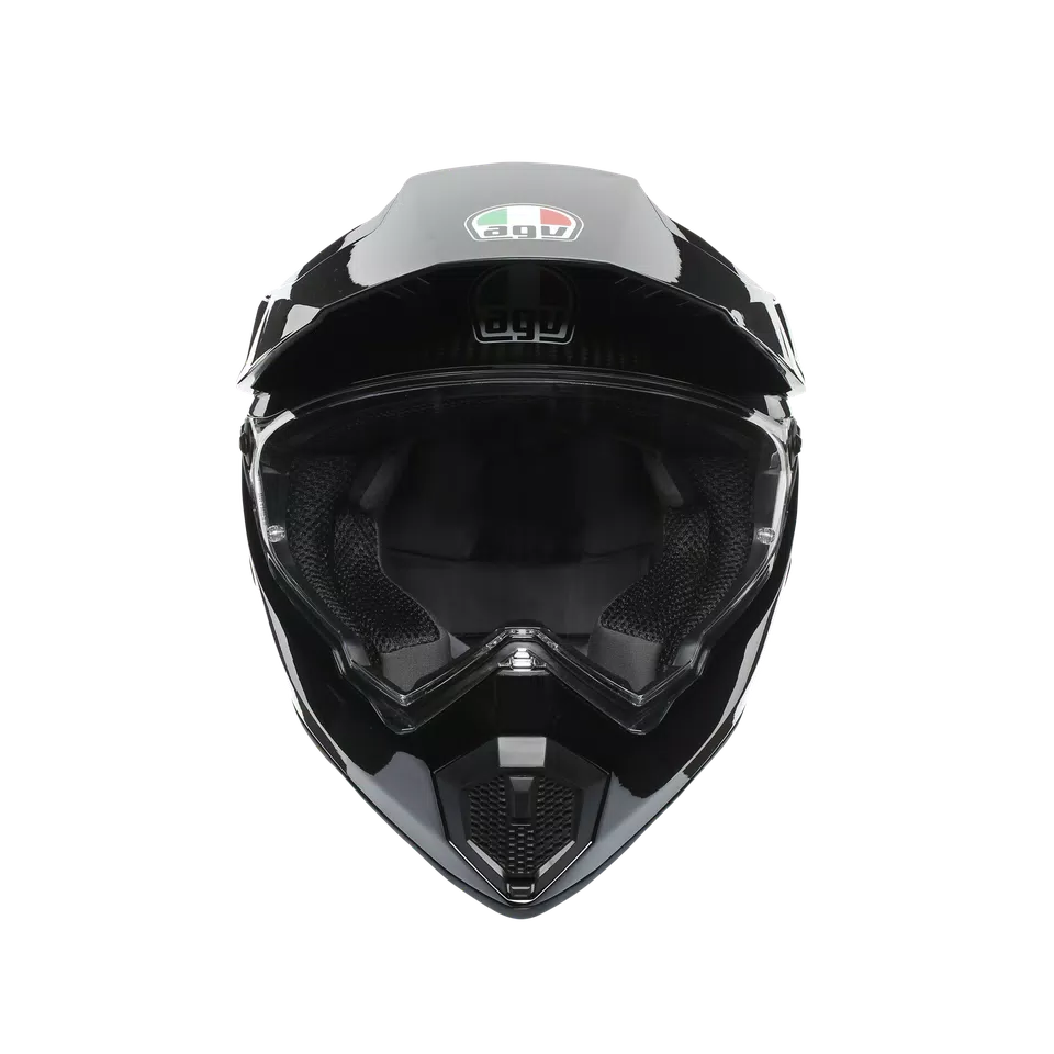 AX9 MONO GLOSSY CARBON - MOTORFIETS INTEGRAALHELM E2206 -  - 2