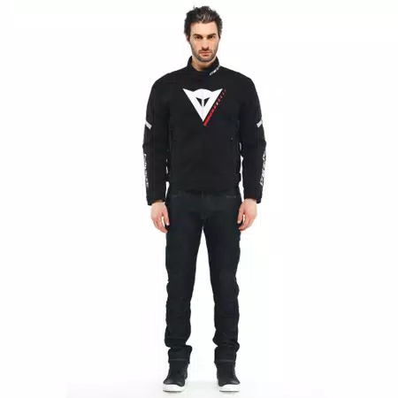 VELOCE D-DRY® JACKET - BLACK/WHITE/LAVA-RED - 3