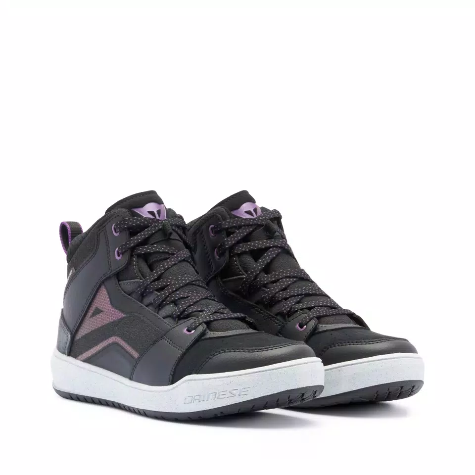 SUBURB D WP SHOES WMN BLACK WHITE METAL PURPLE Dainese