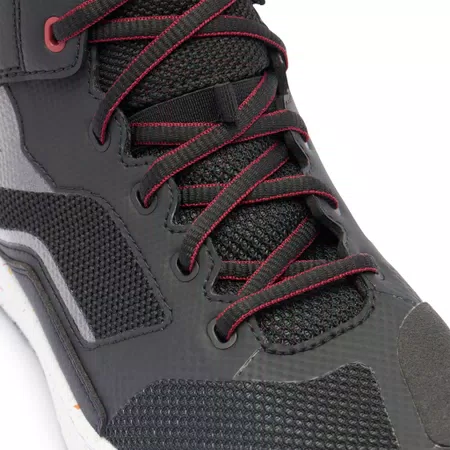 SUBURB AIR - WOMEN'S SUMMER MOTORCYCLE SHOES IN FABRIC - BLACK/WHITE/APPLE BUTTER - 6