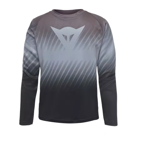 SCARABEO JERSEY LS - LONG SLEEVE BIKE SHIRT FOR KIDS - DARK-GRAY/BLACK - 1