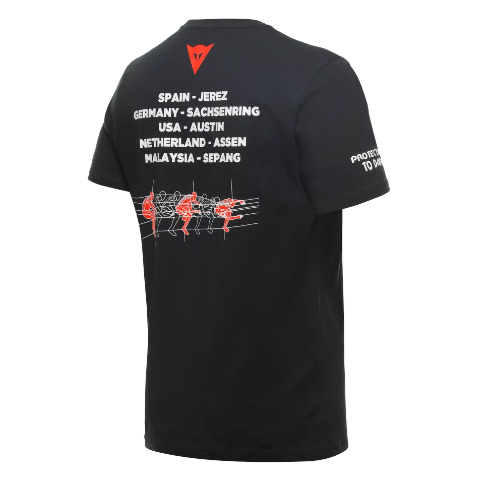 RACING T SHIRT BLACK Dainese