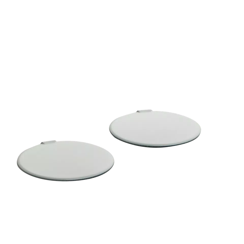 AGV PAINTED SCREW COVERS ORBYT - WHITE GLOSSY -  - 1