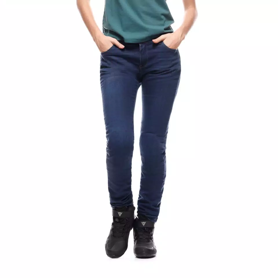 DENIM SKINNY - MOTORRADHOSE DAMEN - BLUE - 3