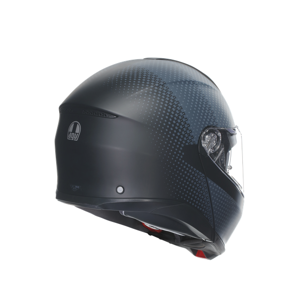 tourmodular-textour-matt-black-grey-motorbike-flip-up-helmet-e2206 image number 5