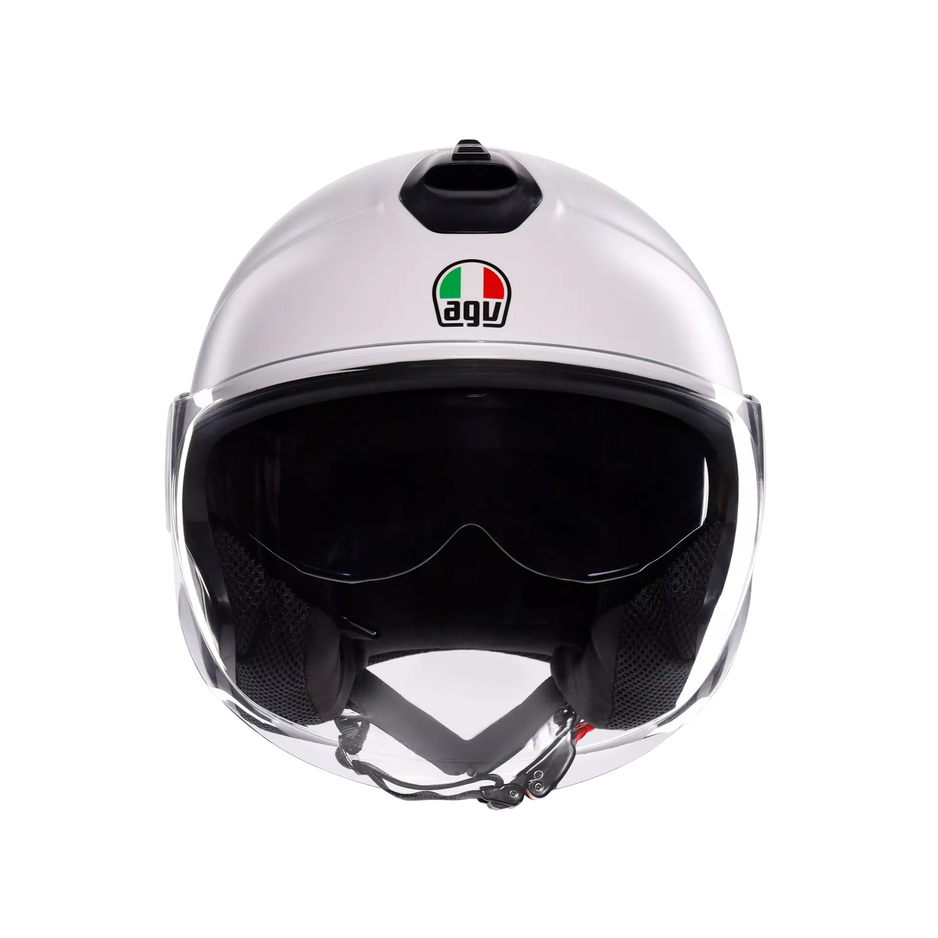 ETERES CAPOLIVERI MATT WHITE/ITALY - CASQUE MOTO JET E2206