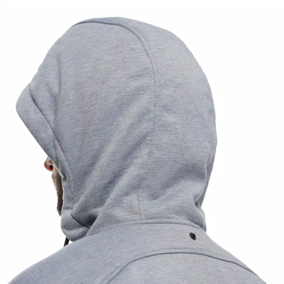 BOVISA - FELPA DA MOTO CON PROTEZIONI UOMO - GREY-MELANGE/BLACK - 9