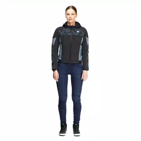 IGNITE 2 - WOMEN'S MOTORCYCLE JACKET - BLACK/BLUE MIRAGE - 1