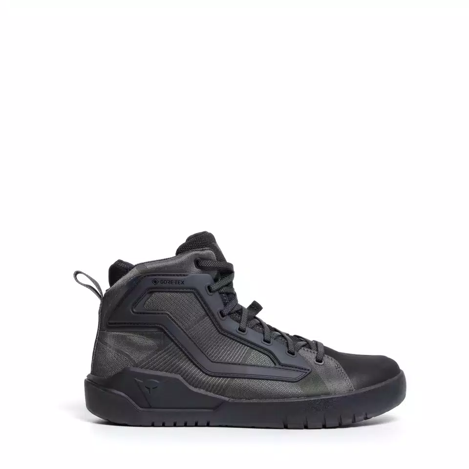 URBACTIVE GORE-TEX® - MEN'S WATERPROOF MOTORCYCLE SHOES - BLACK/ARMY-GREEN - 2