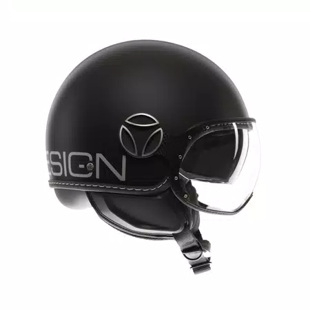 MOMODESIGN FGTR EVO NERO OPACO / ARGENTO - CASCO JET CON DOPPIA VISIERA E2206 -  - 3
