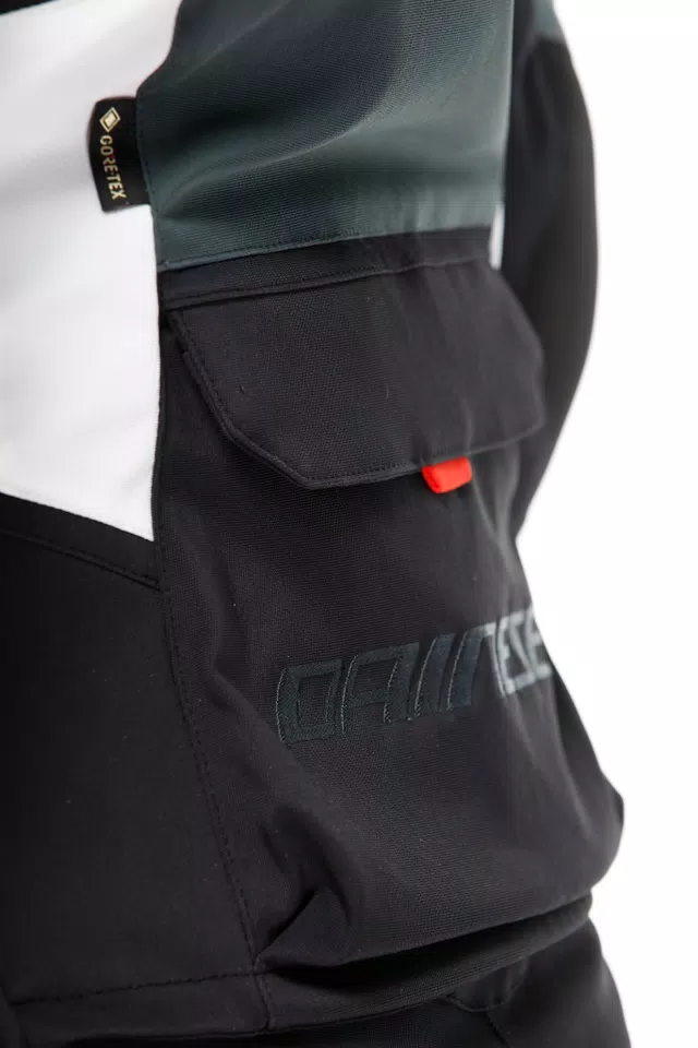 CARVE MASTER 3 GORE-TEX® CHAQUETA DE MOTO MUJER - BLACK/EBONY/LAVA-RED - 13