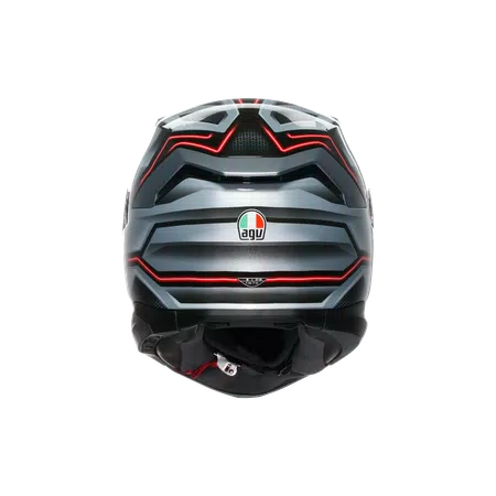 K7 AGV DOT(E2206) MPLK - JAEGER BLACK/SILVER -  - 5