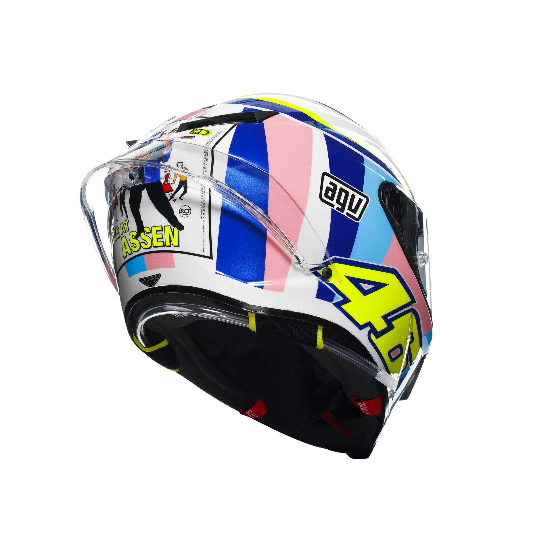 PISTA GP RR ASSEN 2007 (LIMITED EDITION) - MOTORBIKE FULL FACE HELMET E2206 DOT