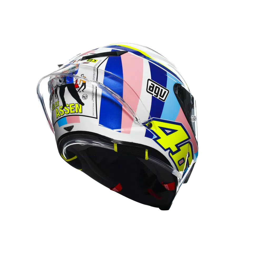 PISTA GP RR ASSEN 2007 (LIMITED EDITION) - MOTORBIKE FULL FACE HELMET E2206 DOT -  - 6