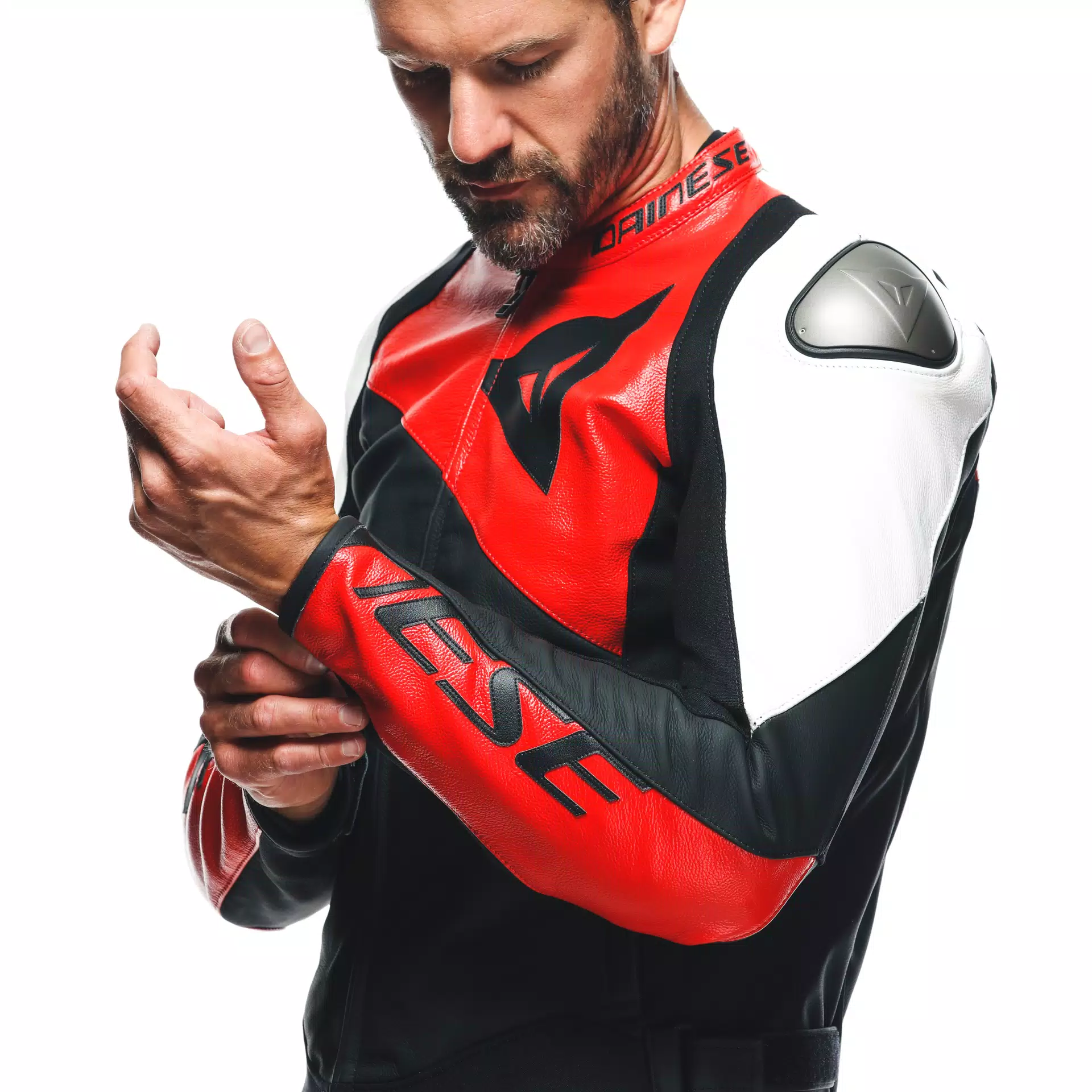 SPORTIVA - GIACCA MOTO IN PELLE UOMO