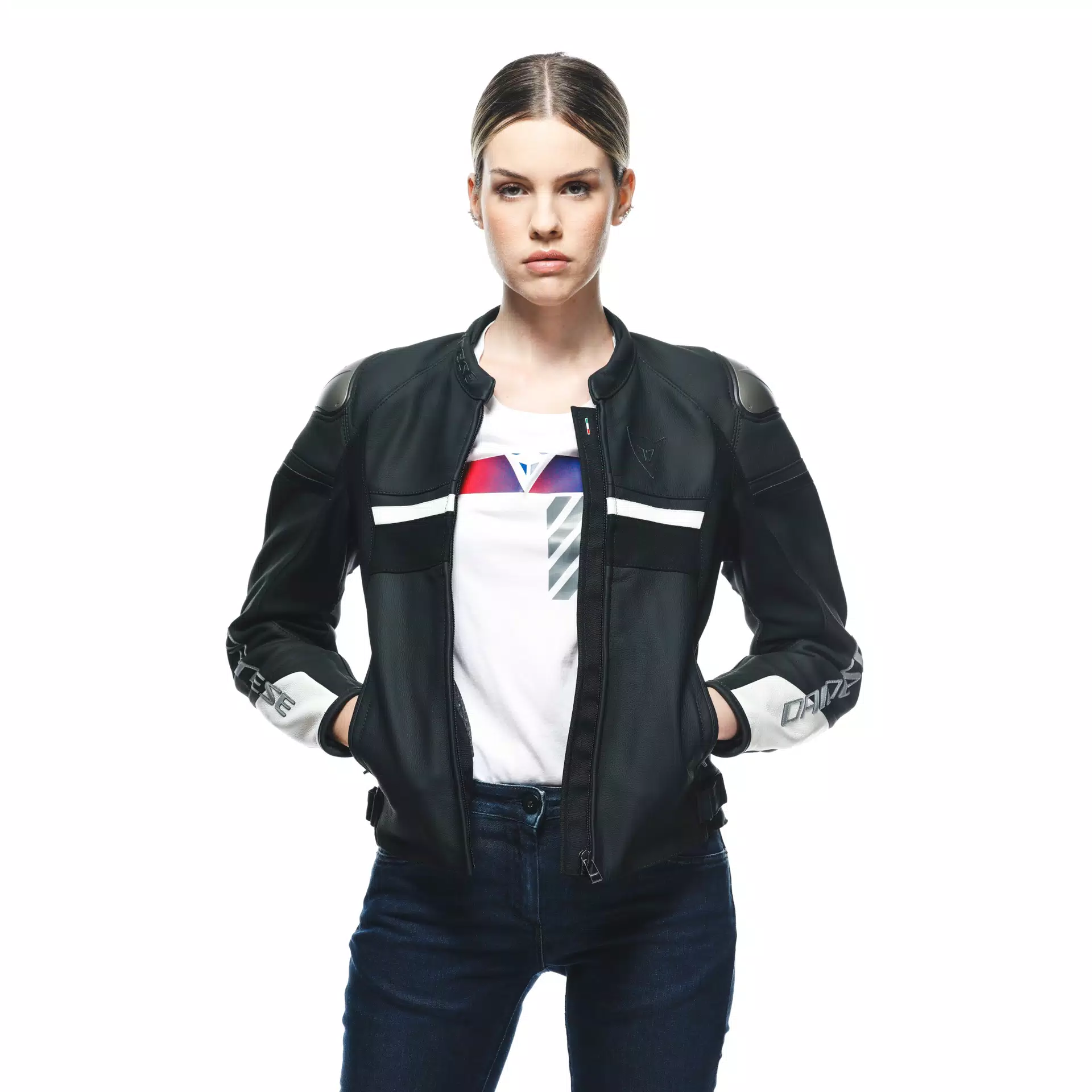RAPIDA - WOMEN'S MOTORCYCLE LEATHER JACKET
