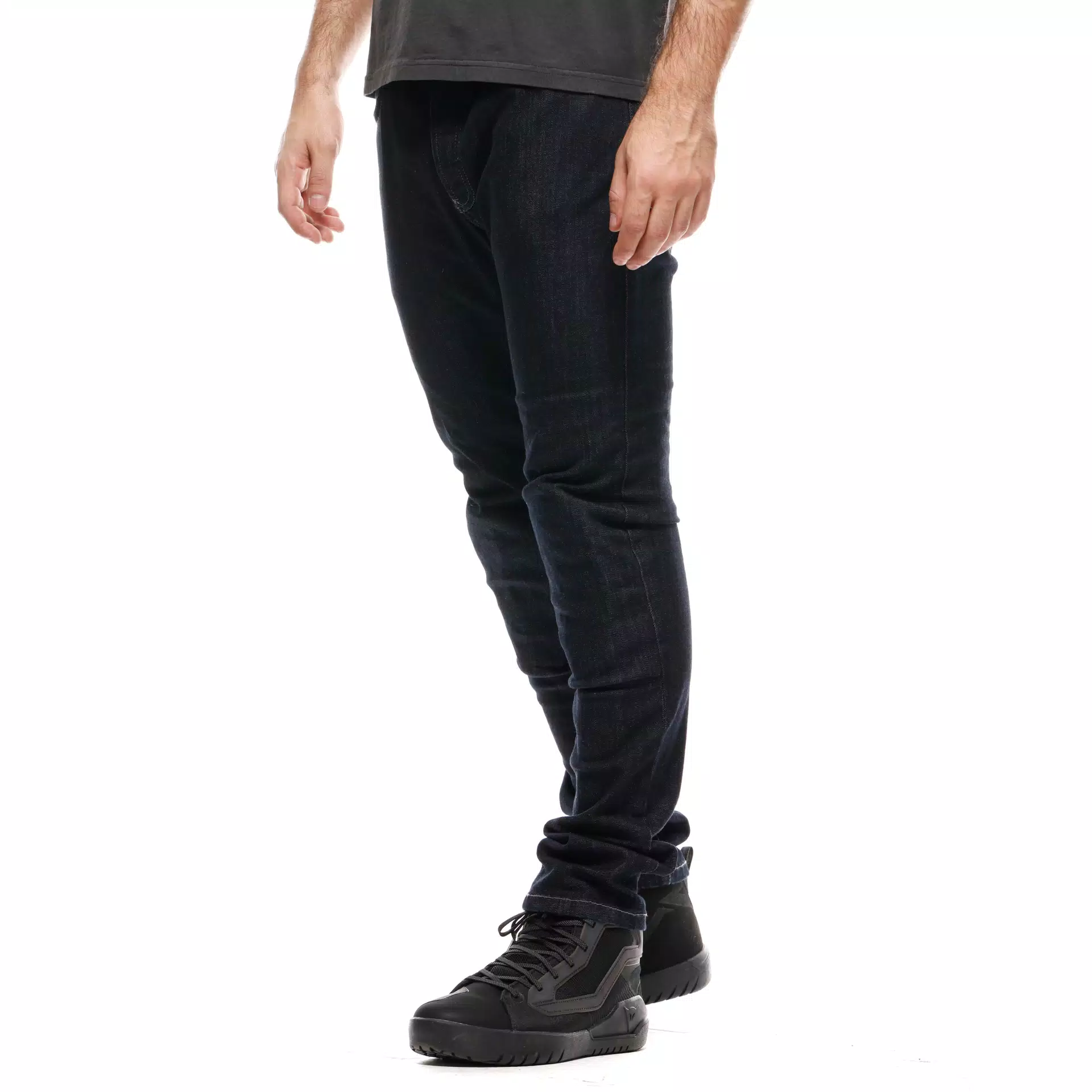5-POCKET DENIM - MEN REGULAR TAPERED MOTORCYCLE JEANS