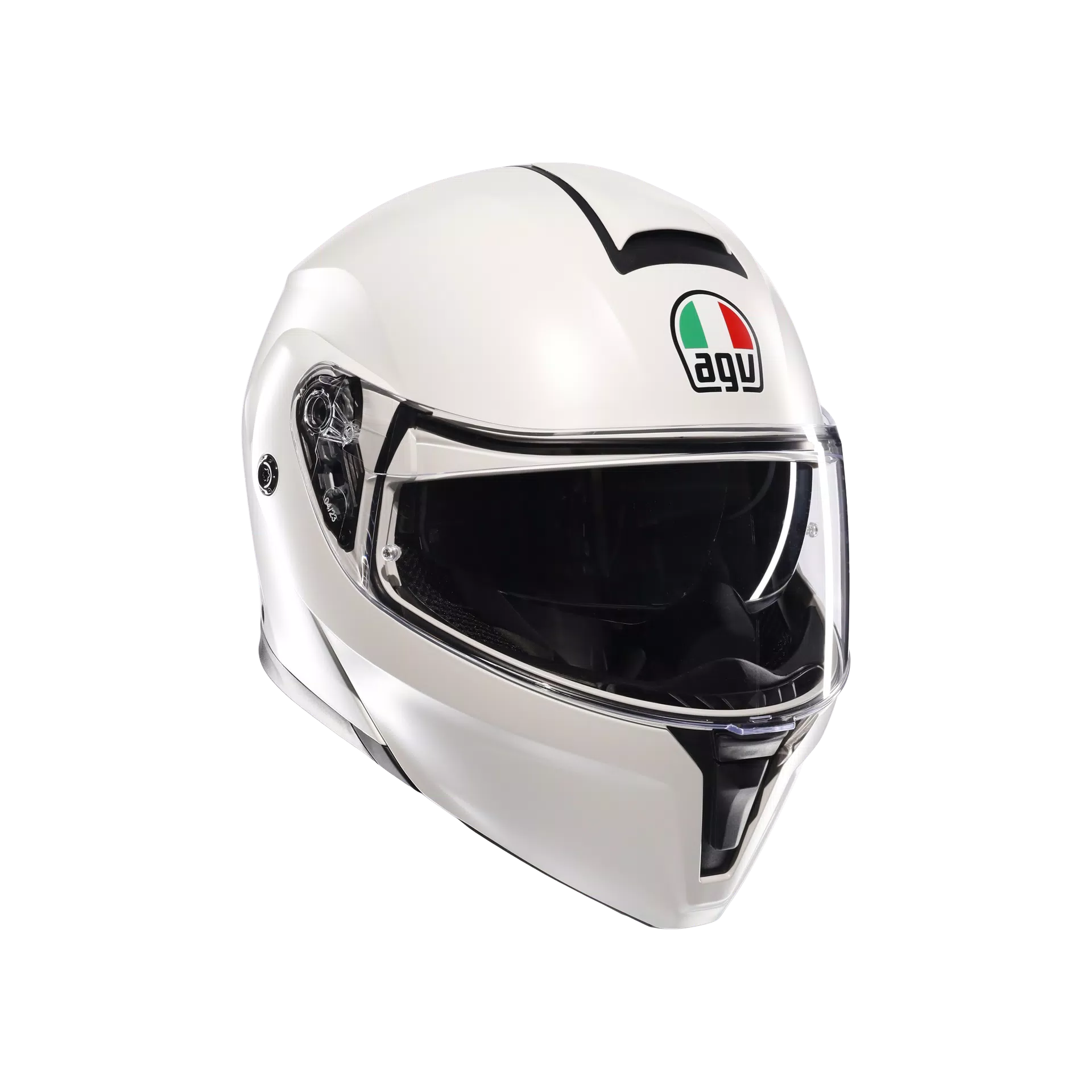 STREETMODULAR MONO MATT BLACK MATERIA WHITE - MOTORRAD MODULARHELM E2206