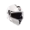 STREETMODULAR MONO MATT BLACK MATERIA WHITE - MOTORBIKE FLIP UP HELMET E2206