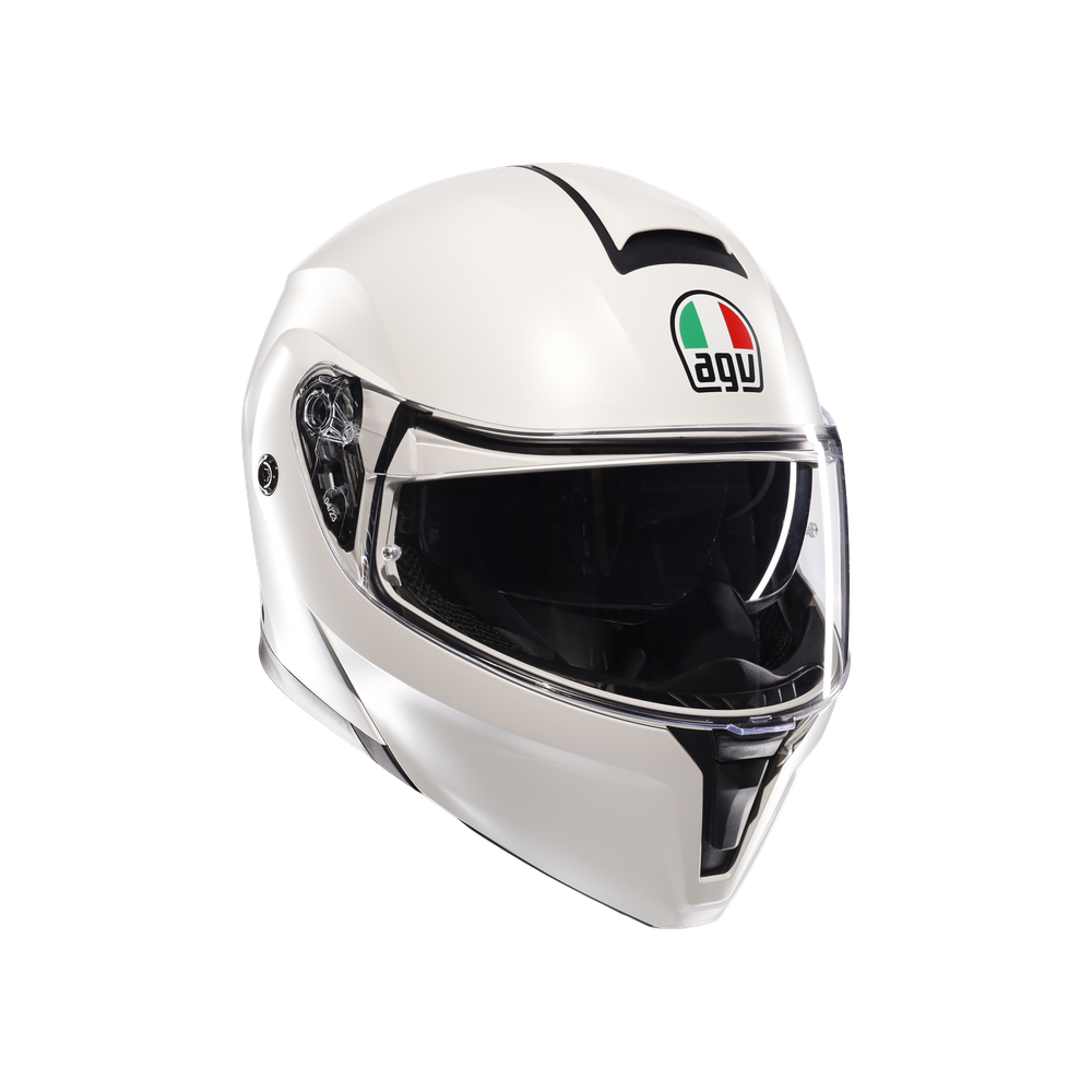 streetmodular-mono-matt-black-materia-white-casco-moto-modular-e2206 image number 0