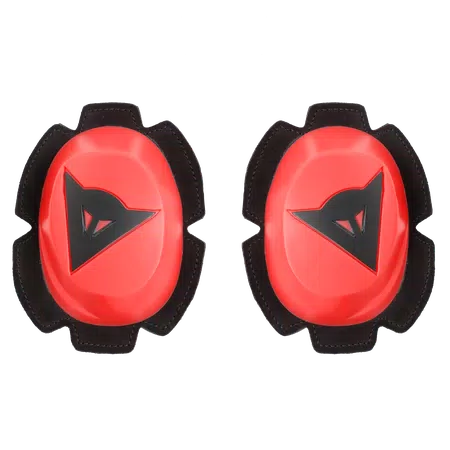 PISTA REGEN KNIE SLIDER - FLUO-RED/BLACK - 1