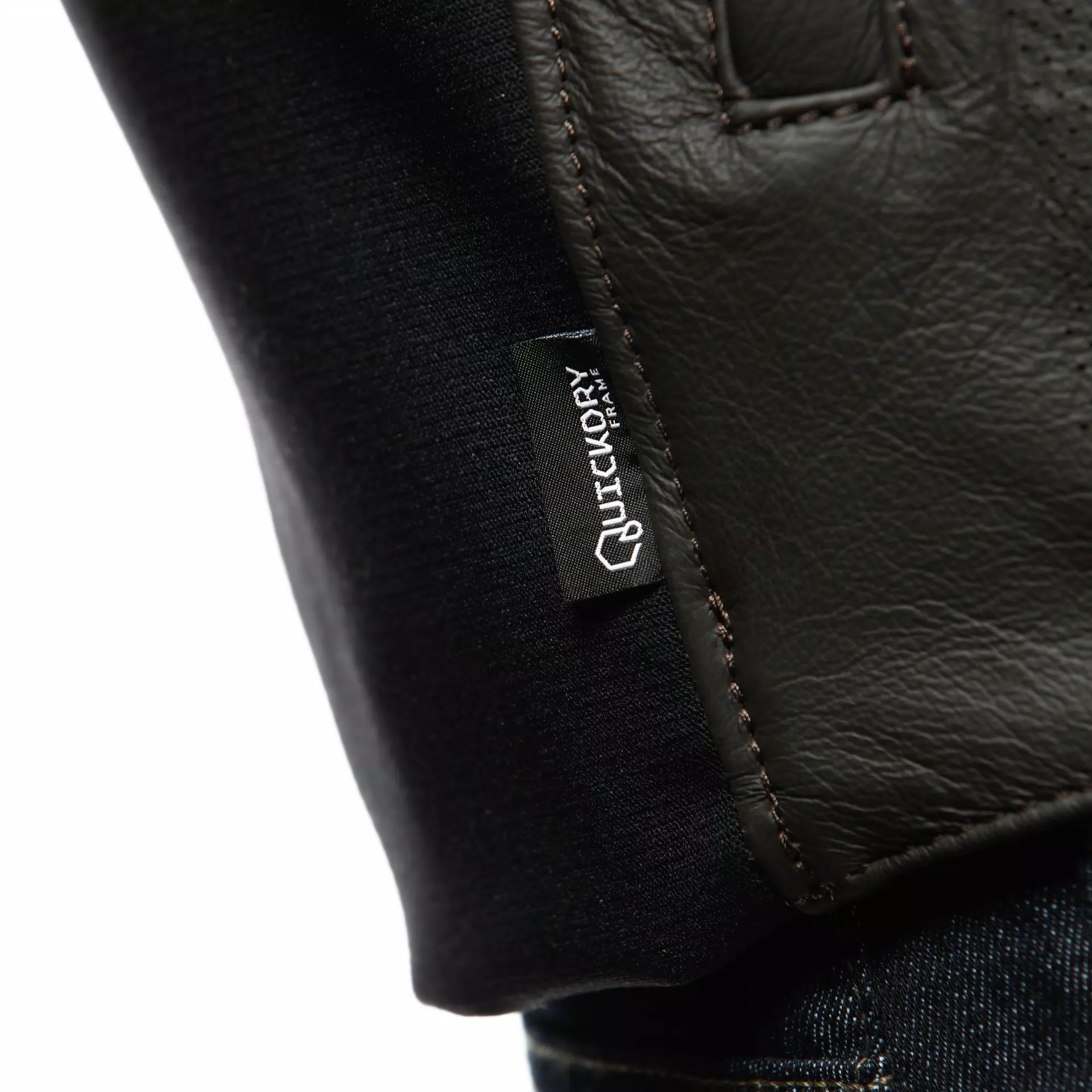ISTRICE - GIACCA MOTO IN PELLE TRAFORATA UOMO