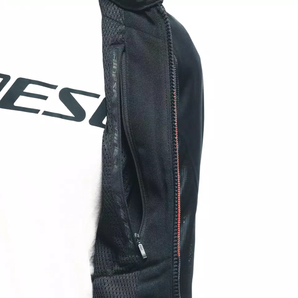 HEROSPHERE AIR - MEN SUMMER MOTORCYCLE JACKET - BLACK/RED DIAMOND - 11