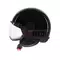 MOMODESIGN FGTR CLASSIC STRIPES BLACK / FUCSIA - JET HELMET WITH VISOR E2206