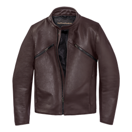 PRIMA72 LEATHER JACKET DARK-BROWN