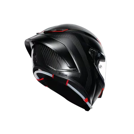 PISTA GP RR INTREPIDO MATT CARBON/BLK/RED - MOTORBIKE FULL FACE HELMET E2206 DOT -  - 6