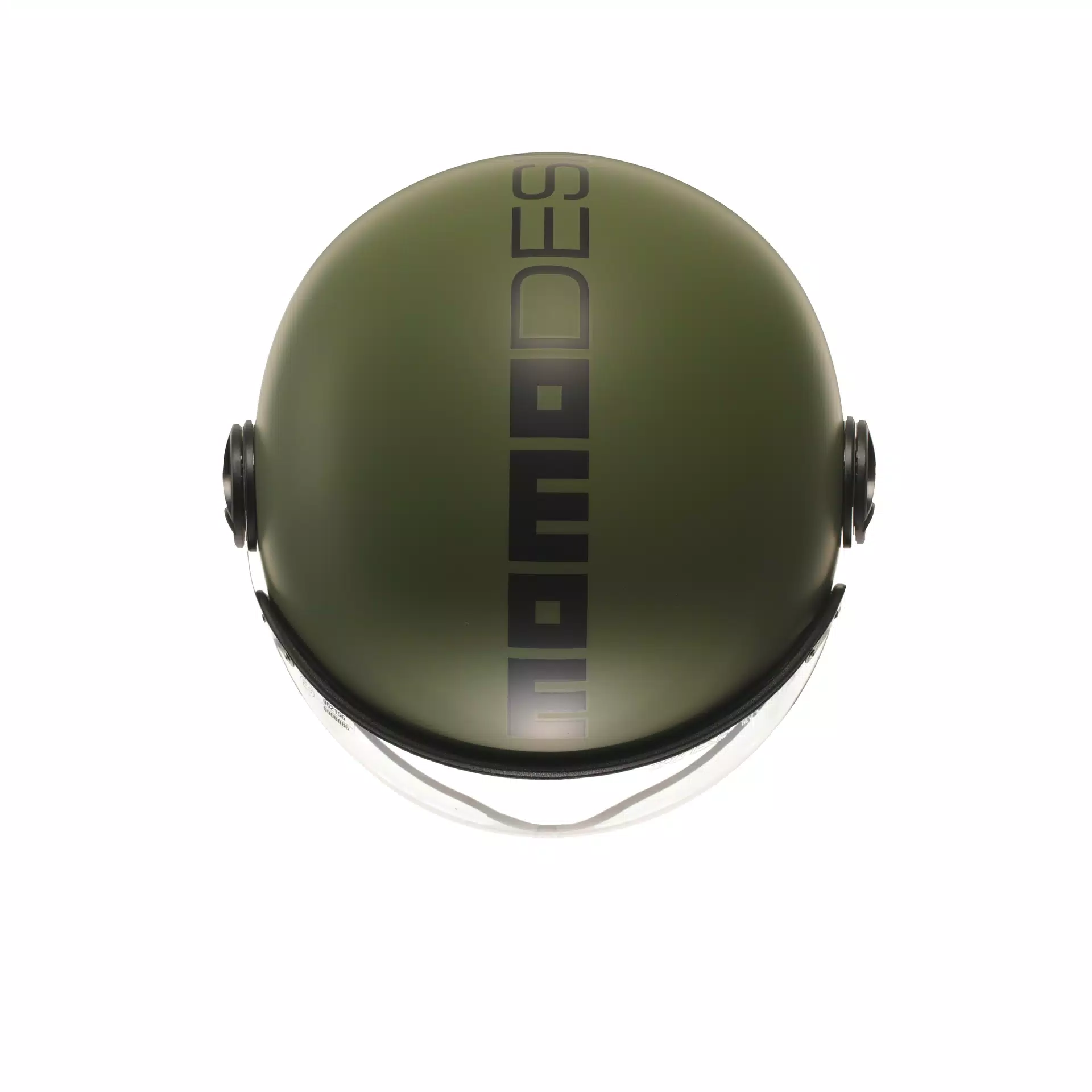 MOMODESIGN FGTR CLASSIC MATT MILIT&Auml;RGR&Uuml;N / SCHWARZ - JET-HELM MIT VISIER E2206