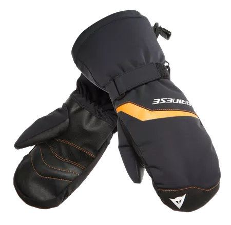 KID'S SCARABEO SKI GLOVES  - STRETCH-LIMO/RUSSET-ORANGE - 1
