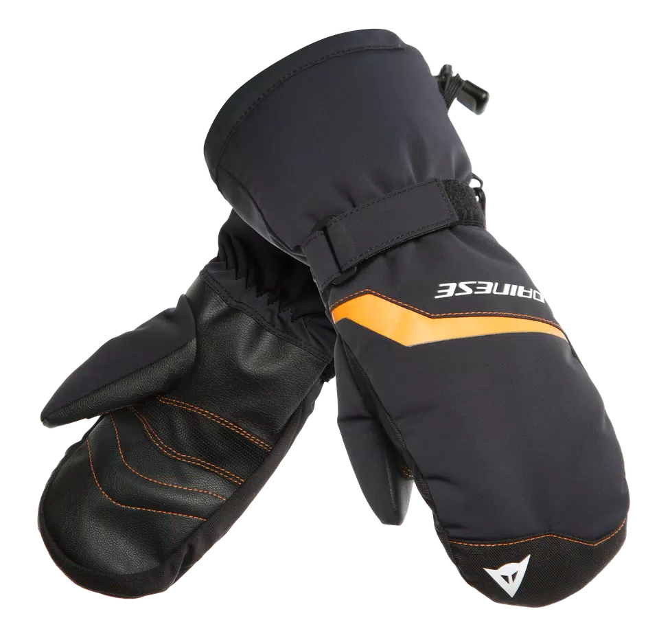 SCARABEO GANTS SKI ENFANT - STRETCH-LIMO/RUSSET-ORANGE - 1