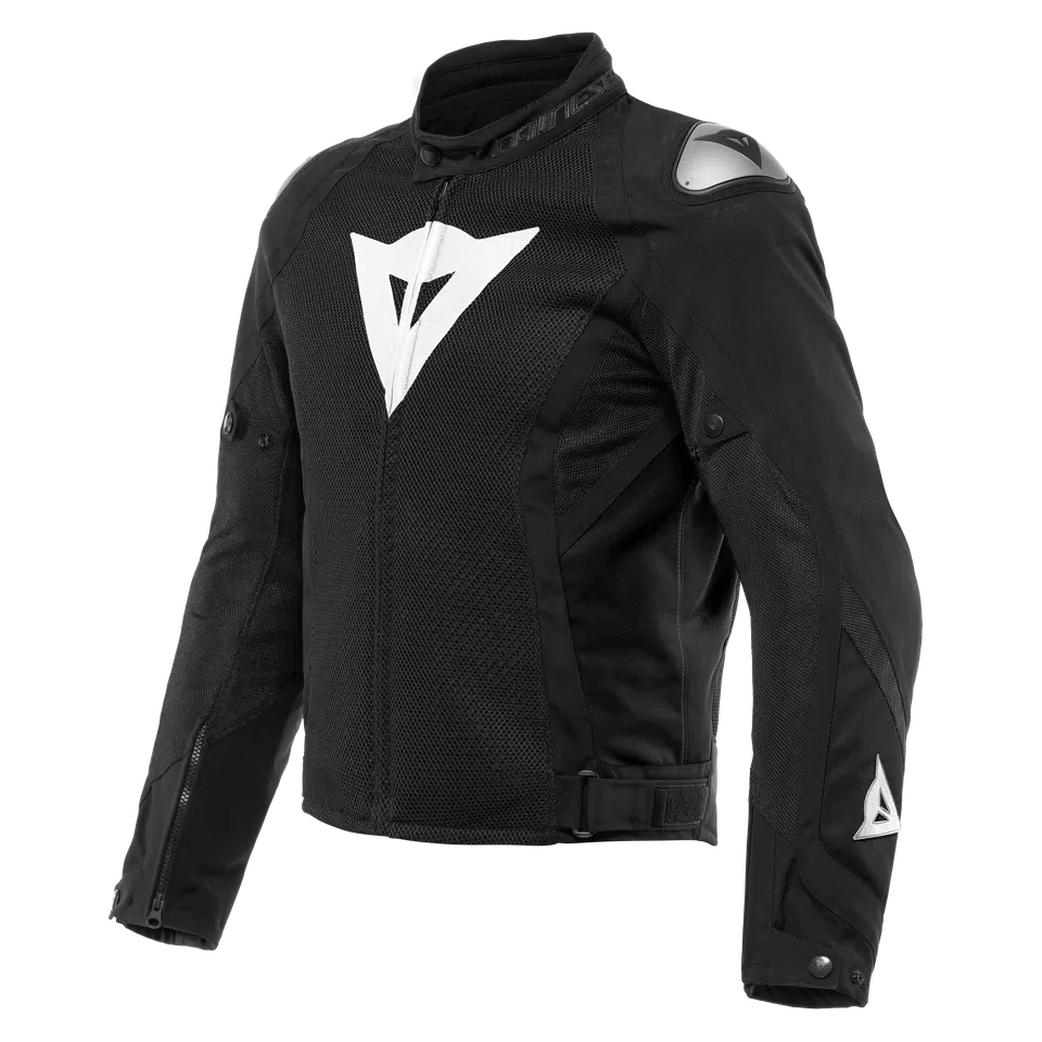 ENERGYCA AIR TEX - MEN'S SUMMER MOTORCYCLE JACKET IN FABRIC - BLACK/BLACK - 1