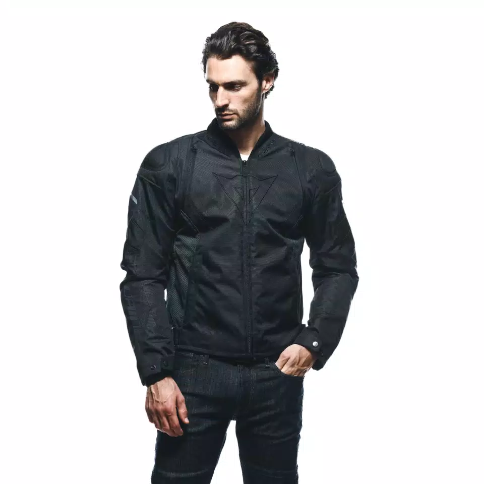 AVRO 5 - CHAQUETA DE MOTO DE TELA PARA HOMBRE - BLACK/BLACK/BLACK - 5