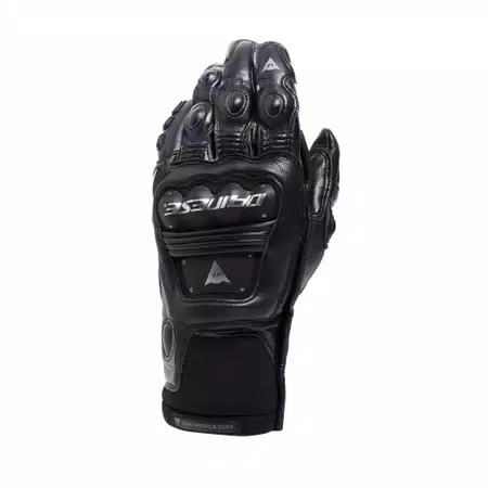 STEEL-PRO IN - MEN'S MOTORCYCLE LEATHER GLOVES - BLACK/ANTHRACITE - 1
