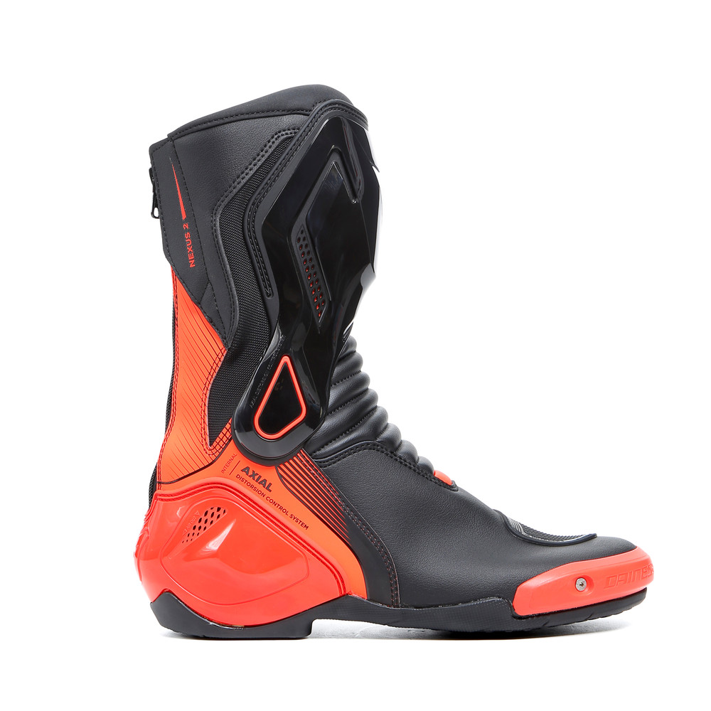 nexus-2-stivali-moto-uomo-black-fluo-red image number 0