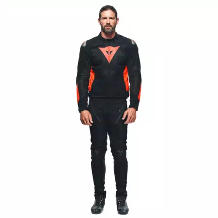 ENERGYCA AIR TEX JACKET - BLACK/FLUO-RED - 3