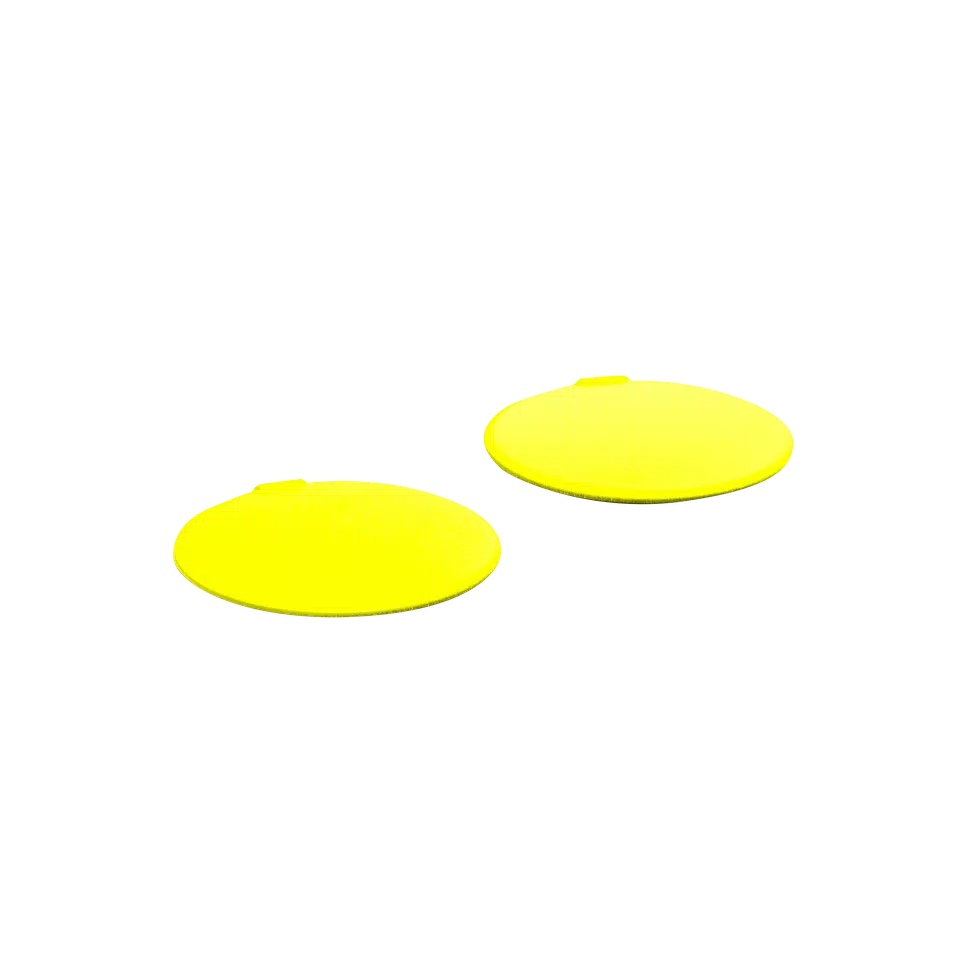 AGV PAINTED SCREW COVERS ORBYT - YELLOW FLUO -  - 1