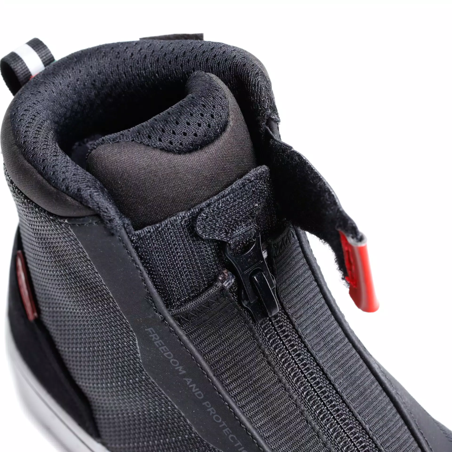 IKASU 2 WP SNEAKER MOTO IMPERMEABILI DONNA - NERO/ROSSO SCURO