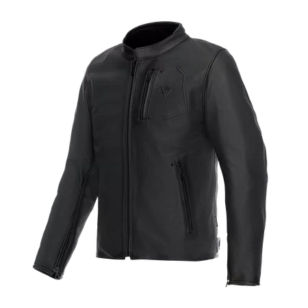 FULCRO QDF - PERFORIERTE LEDER-MOTORRADJACKE HERREN