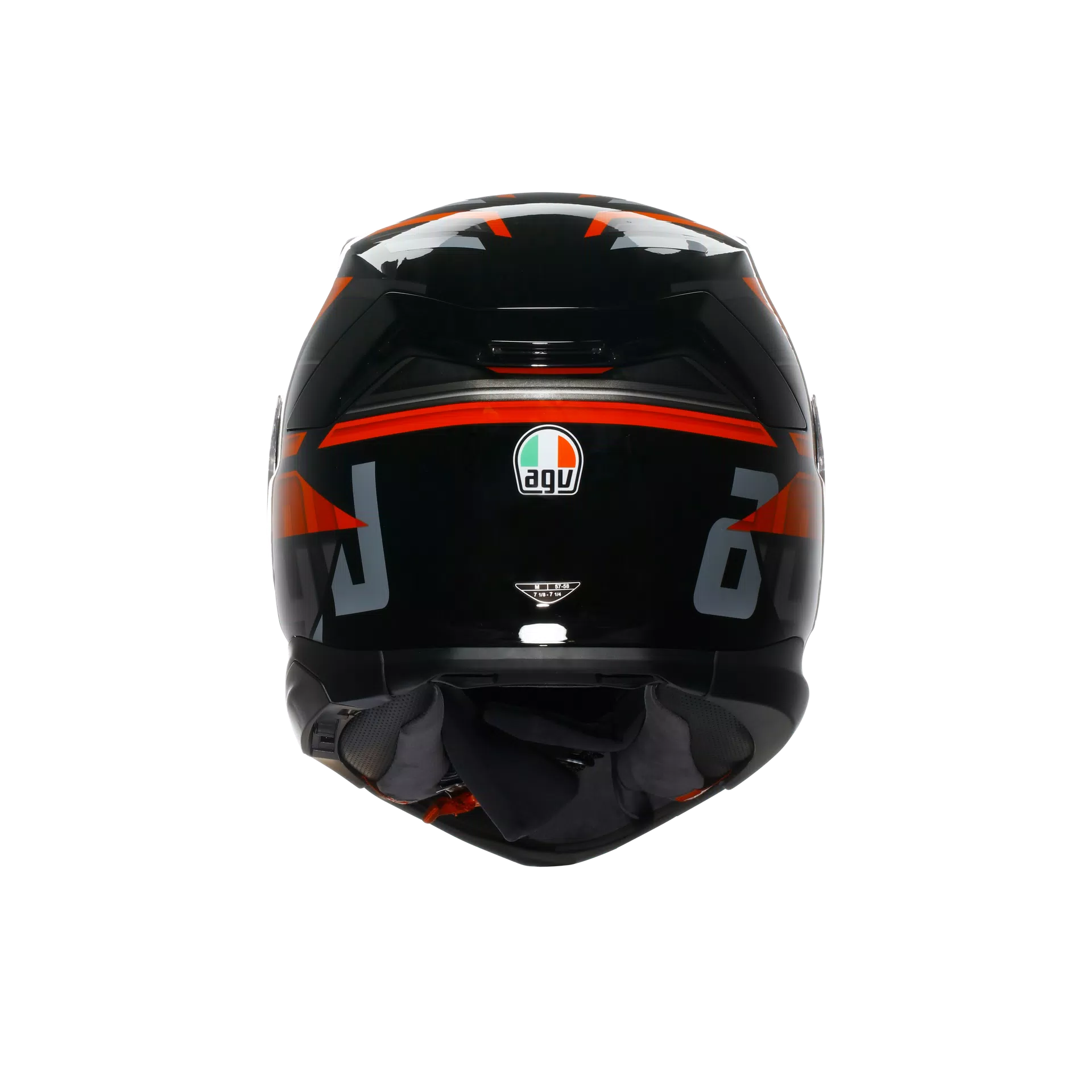 K7 MPLK TAURAX BLACK/RED - MOTORBIKE FULL FACE HELMET E2206