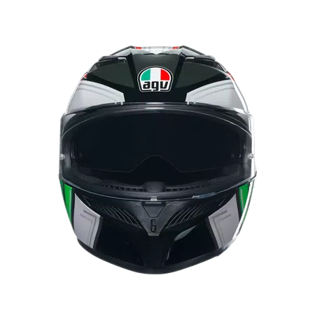 K3 WING BLACK/ITALY - MOTORBIKE FULL FACE HELMET E2206 -  - 2