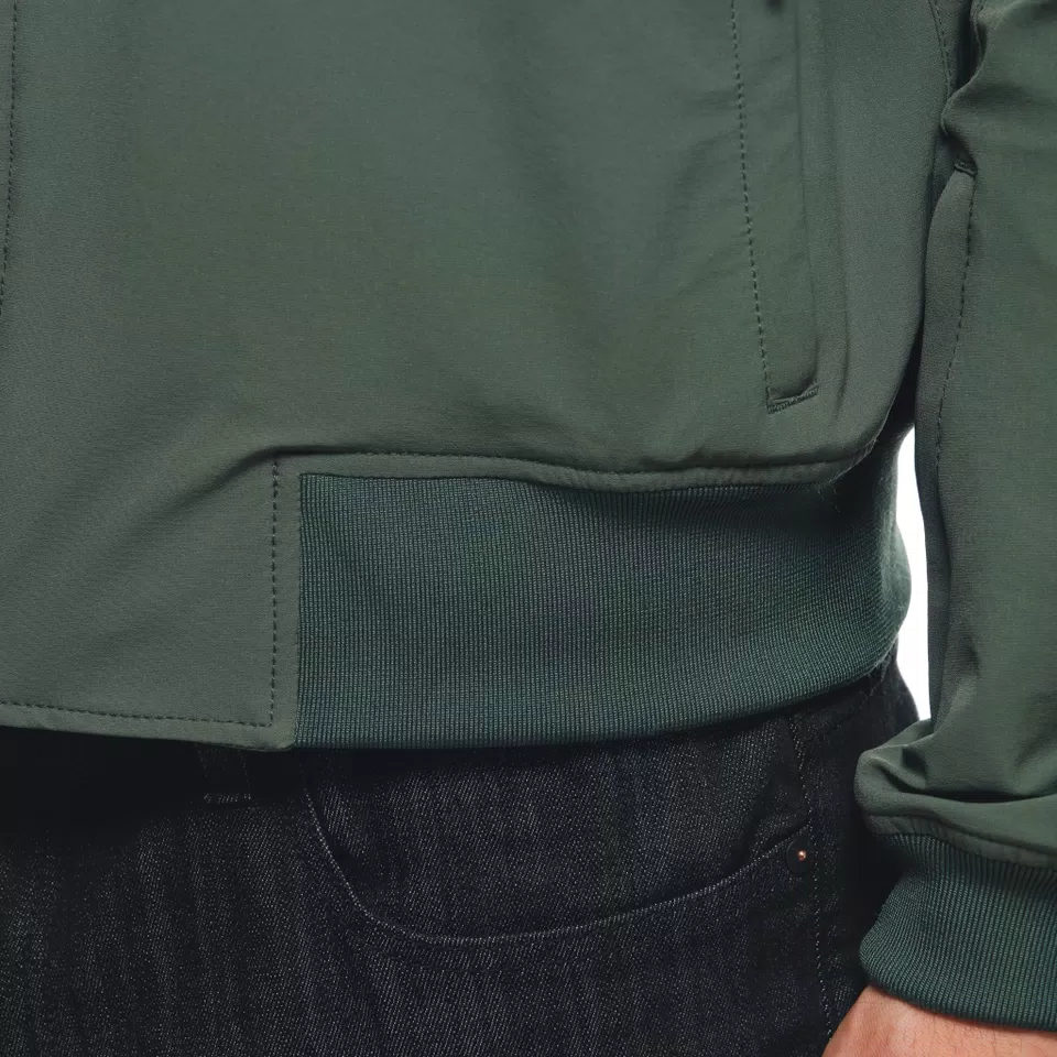 BHYDE NO-WIND TEX - MEN'S MOTORCYCLE JACKET IN FABRIC - GREEN - 13